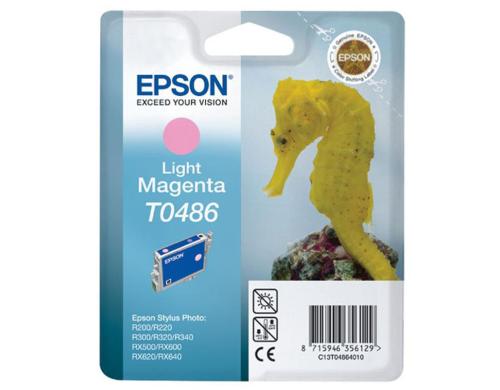 Tinte Epson C13T04864010 hell magenta,13ml zu Stylus Photo R200/R300/RX500, 430 Seiten