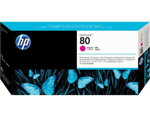 HP Druckkopf+Reiniger Nr.80- Magenta C4822A Tintenvolumen 17ml