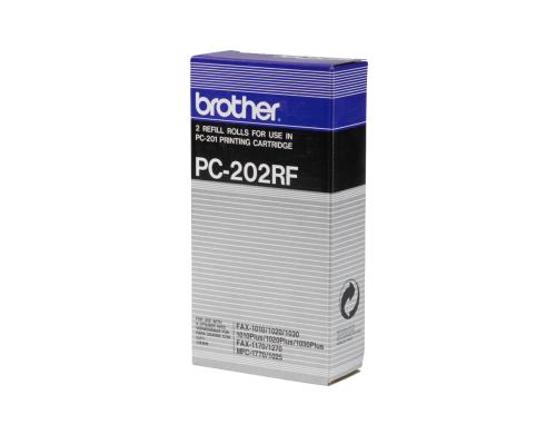 Brother Thermo-Transfer-Rolle 2 x schwarz (PC-202RF)