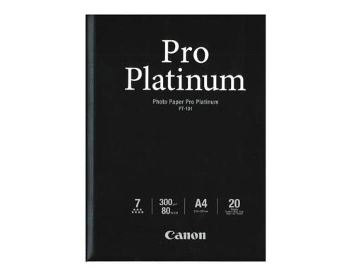 Canon Photo Paper Pro Platinum A4 210 x 297 mm, 300 g/m2, 20 Blatt