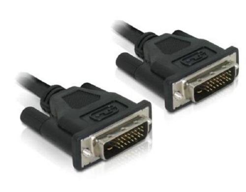 Delock DVI-D Monitor Kabel: 0.5m, Dual-Link Stecker 24+1 auf Stecker 24+1