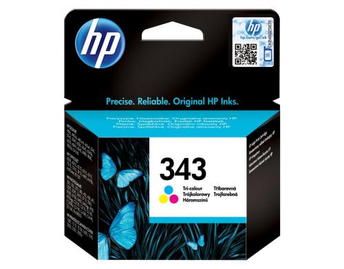 HP Tinte Nr. 343 - Dreifarbig (C8766EE) 7 ml, Seitenkapazität ~ 330 Seiten