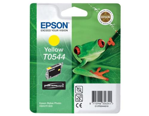 Tinte Epson C13T054440 gelb, 13ml zu Stylus Photo R800, 550 Seiten