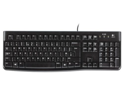 Logitech Keyboard K120 schwarz, USB