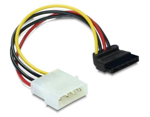 Serial ATA Stromanschlusskabel 90° Winkel für eine HDD, 12cm