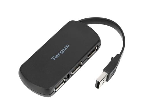 Targus USB HUB 4Port, 2.0, Travel Hub Plug-und-Play Funktionalität