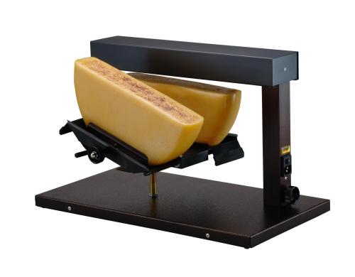 TTM Raclettgerät DS 2000, für 2 Käsehälften kippbar, für runde und eckige Form