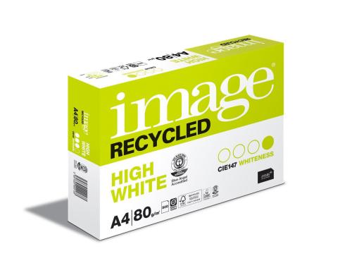 Kopierpapier Image Recycled A4, hochweiss, 80g/m², Packung à 500 Blatt