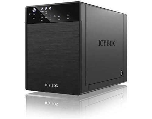 ICY BOX ext. 4x3.5 Gehäuse IB-3640SU3 schwarz, USB3.0, eSATA, 4 HDD