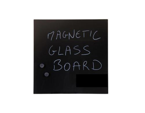 Bi-Office magnetische Glastafel schwarz 380x380