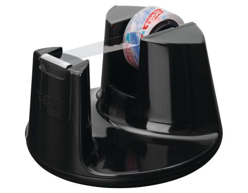 Tesa Tischabroller Compact schwarz inkl. 1 Rolle 10m:15mm