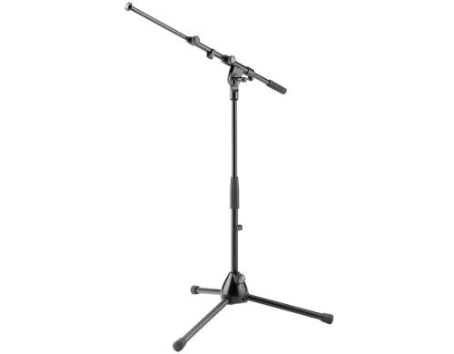 K&M 259, Mikrofon-Stativ, halbhoch, Galgen Höhe: 425 bis 645mm, Schwenkarm