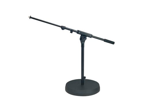 K&M 25960, Mikrofon-Stativ, niedrig, Galgen Höhe: 280mm, Schwenkarm 425 bis 725mm