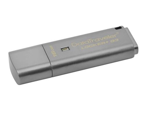 Kingston DataTraveler USB3 Locker+ G3 16GB Hardware-Verschlüsselung, Passwortschutz