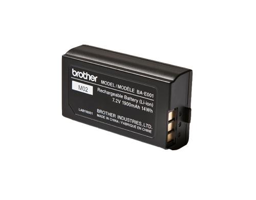 Brother LI-ion Akku BA-E001, 1900mA/7.2V kompatibel zu PT E300VP/PT-H300/PT-H500