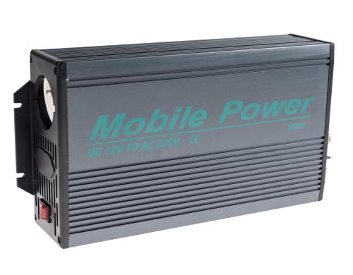 Mobile Power KV-1000 Power Inv.,12V, 1000W AC-DC Wandler 12VDC auf 230VAC, 1000Watt