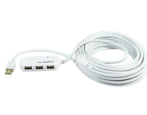Aten UE2120H: USB2.0 Verlängerungskabel 12m aktive Verstärkung, bis 4x UE2120 optional