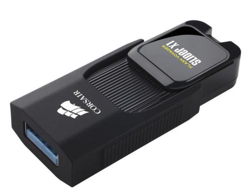 Corsair USB3 Flash Voyager Slider X1 64GB Lesen: 130MB/s, Schiebmechanismus