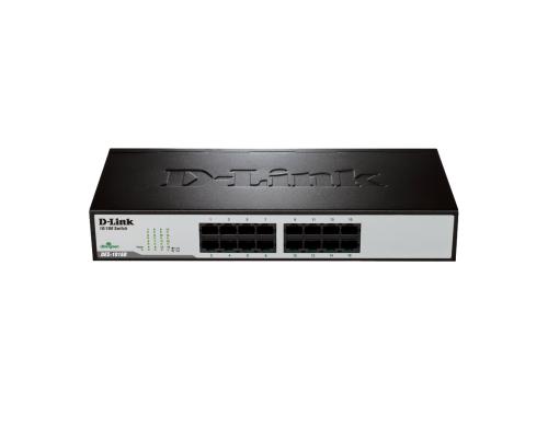 D-Link DES-1016D: 16Port Switch, 100Mbps Autouplink, ohne Lüfter