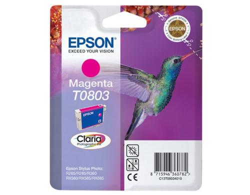 Tinte Epson C13T080340 magenta, 7.4ml zu Stylus Photo R265/R360/RX560/P50