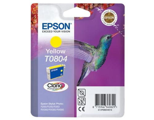 Tinte Epson C13T080440 gelb, 7.4ml zu Stylus Photo R265/R360/RX560/P50