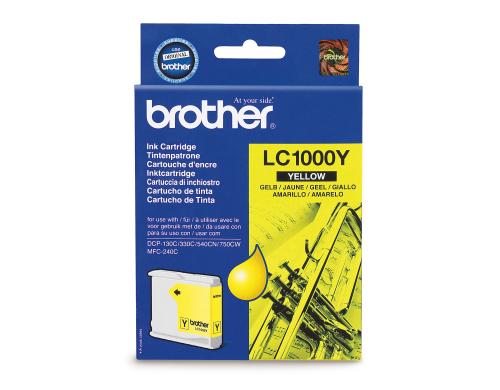 Tinte Brother LC-1000Y gelb, zu DCP130C 330C/540CN/750CW/MFC240C/440CN/660CN,
