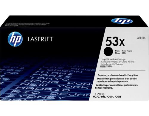 HP Toner 53X - Black (Q7553X) Seitenkapazität ~ 7'000 Seiten