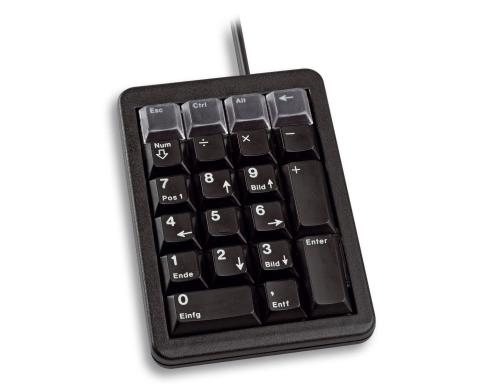 Cherry Tastatur Keypad G84-4700 slim line Programmierbares Keypad USB schwarz