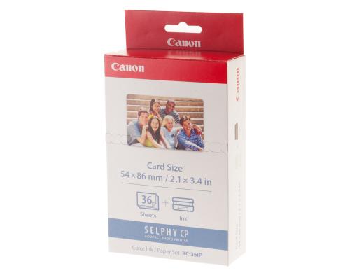 Canon Farbtinte/Papier-Set KC36IP, Kreditkartenformat 36 Blatt