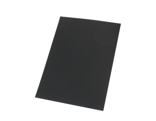 Deckblatt Rückseite, 250g schwarz, Lederstruktur, 100 Stk.