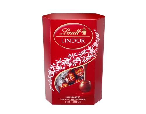 Набор конфет lindt lindor молочный корнет 500г (7610400030335)