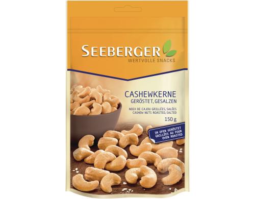 Орех seeberger кешью обжаренный с солью 150г м/у (4008258038000)
