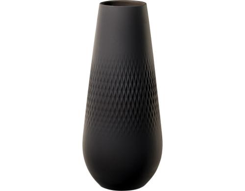Villeroy & Boch Collier Noir Vase CarréNo3 11,5 x 11,5 x 26 cm