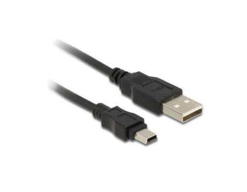 USB-mini-Kabel 3m A-MiniB,USB 2.0 schwarz für Digitalcameras und externe 2,5 HDDs
