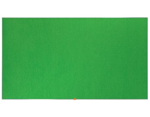 Nobo Pintafel 85 Widescreen grün Filz, mit Aluminiumrahmen