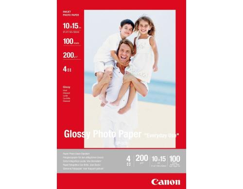 Canon Glossy Photo Paper  10x15cm InkJet Everyday, 200g, 100 Blatt