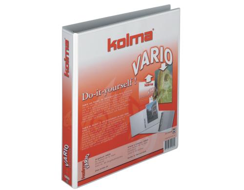 Kolma Zeigebuch Vario A4 XL Universal 4 Ring-Mechanik Füllhöhe 3 cm, weiss