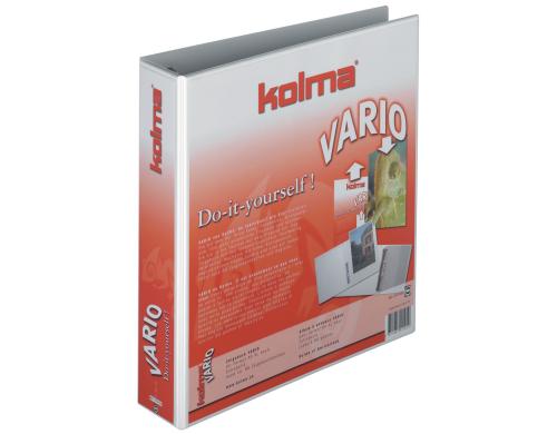Kolma Zeigebuch Vario A4 XL Universal 4 Ring-Mechanik Füllhöhe 4.5 cm, weiss