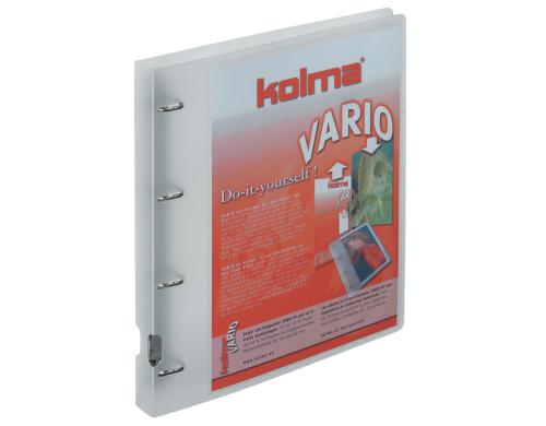 Kolma Zeigebuch Vario A4 XL KolmaFlex 4 Ring-Mechanik Füllhöhe 2 cm, farblos