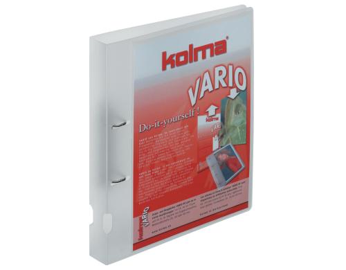 Kolma Ringbuch Vario A4 KolmaFlex 2 Ring-Mechanik Füllhöhe 3 cm, farblos