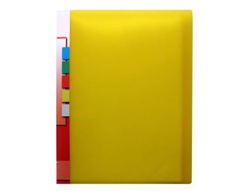 Kolma Sichtbuch Easy A4 KolmaFlex mit 20 Taschen, Gelb