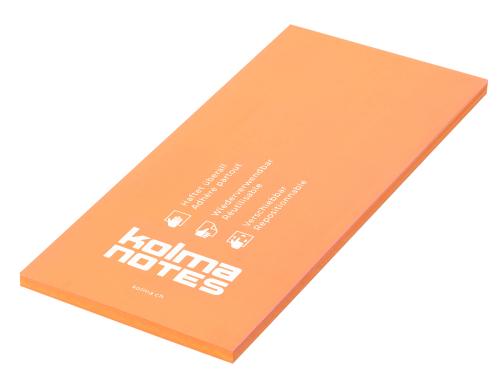 Kolma NOTES 99 x 210 mm, 100 Blatt orange