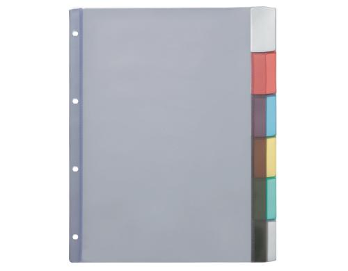 Kolma Register A4 XL LongLife m. Etikettentabs 6t,mehrfarbig/rainbow