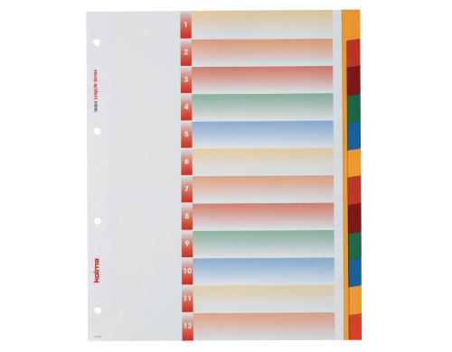 Kolma Register A4 XL LongLife blanko mehrfarbig / rainbow