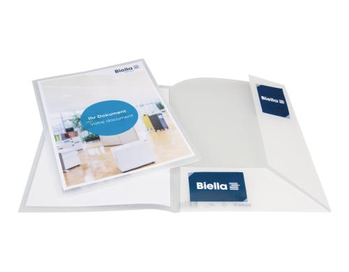 Biella Offert- und Präsentationsmappe Pearl transparent - Packung à 20 Stk.