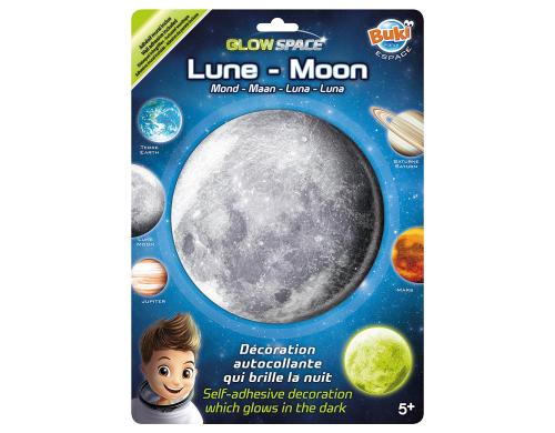 Buki 3D Leuchtaufkleber Mond (multi) 