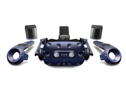 HTC Vive Pro Full Kit, VR Headset VR-Brille inkl. Basisstation & Controller