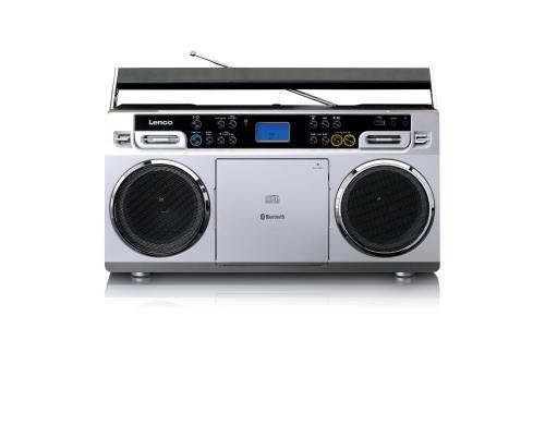 Lenco SCD-580, Radio, CD/MP3, Silber Radio, CD/MP3-Player
