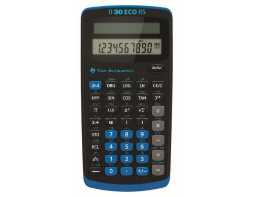 Texas-Instruments Rechner TI-30 eco RS mit leistungsstarker Solarzelle Anylite