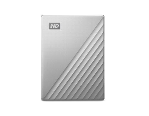 WD My Passport Ultra for Mac 2TB Silber USB 3.0 Type-C, 2.5'', 12.8mm, 256-bit